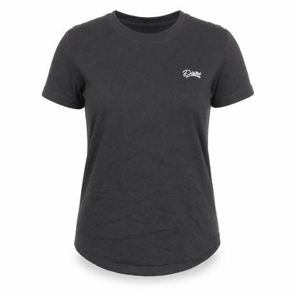 Womens UK Size M Diesel Black Basic T-Shirt