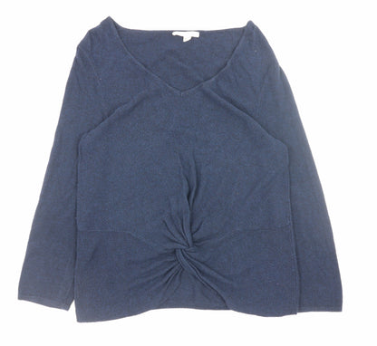 Womens UK Size 8 White Stuff Blue Pullover Jumper