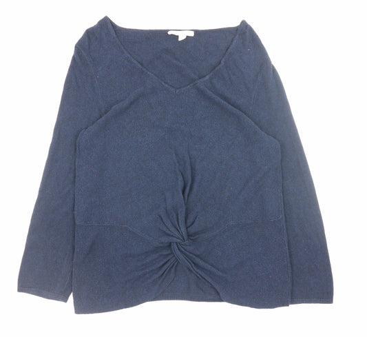 Womens UK Size 8 White Stuff Blue Pullover Jumper