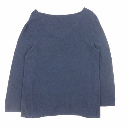 Womens UK Size 8 White Stuff Blue Pullover Jumper