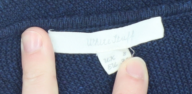 Womens UK Size 8 White Stuff Blue Pullover Jumper
