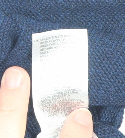 Womens UK Size 8 White Stuff Blue Pullover Jumper