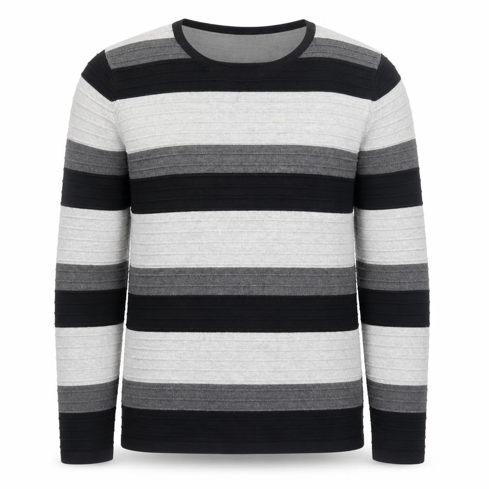 Mens UK Size M BASSINI Grey Pullover Jumper