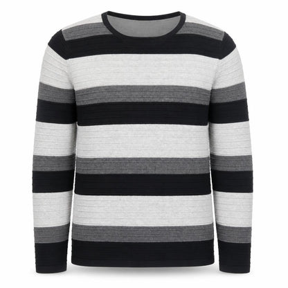 Mens UK Size M BASSINI Grey Pullover Jumper
