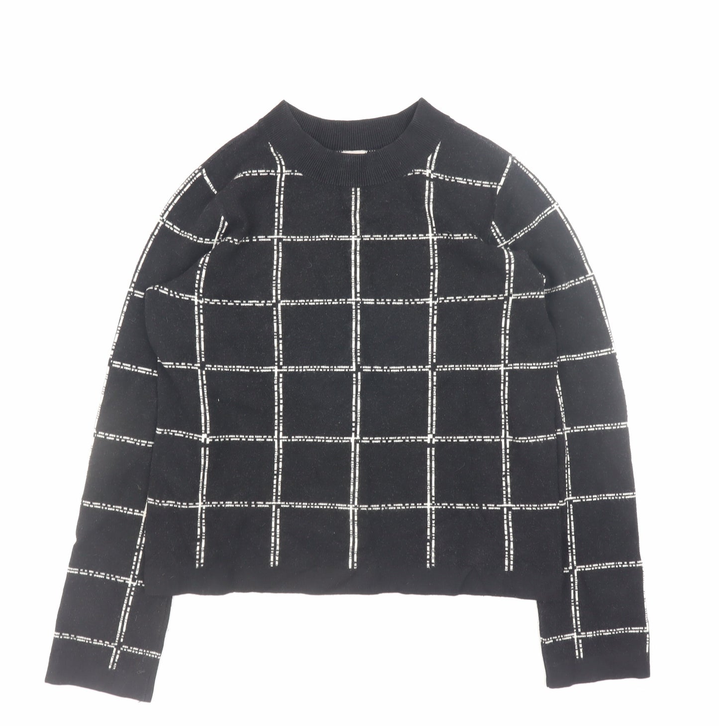 Womens UK Size S H&M Black Pullover Jumper