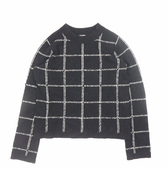 Womens UK Size S H&M Black Pullover Jumper