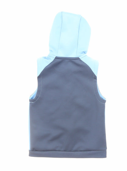 McKenzie Boys Blue Hooded Sleeveless Softshell Jacket 18-24 Months