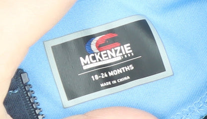 McKenzie Boys Blue Hooded Sleeveless Softshell Jacket 18-24 Months