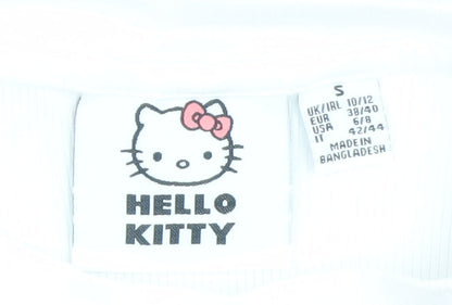 Girls UK Size S Hello Kitty White Basic T-Shirt