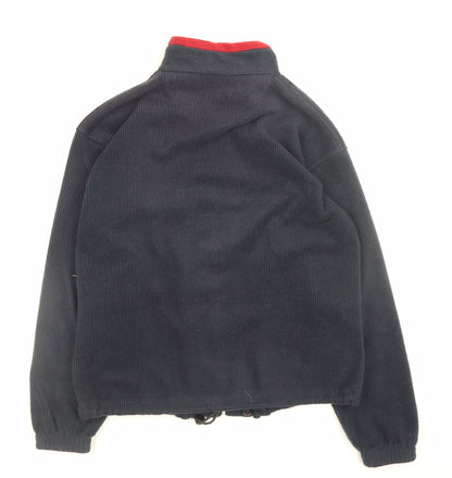 Mens UK Size S Antartex Black Basic Jacket