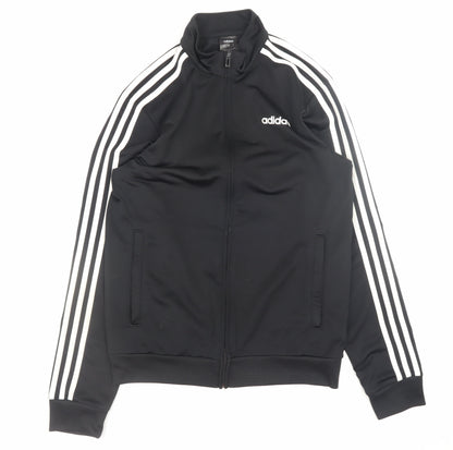 Adidas Mens Black Small Full Zip Basic Jacket Sportswear