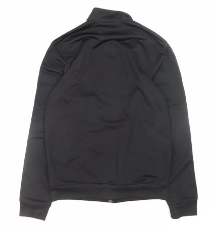 Adidas Mens Black Small Full Zip Basic Jacket Sportswear