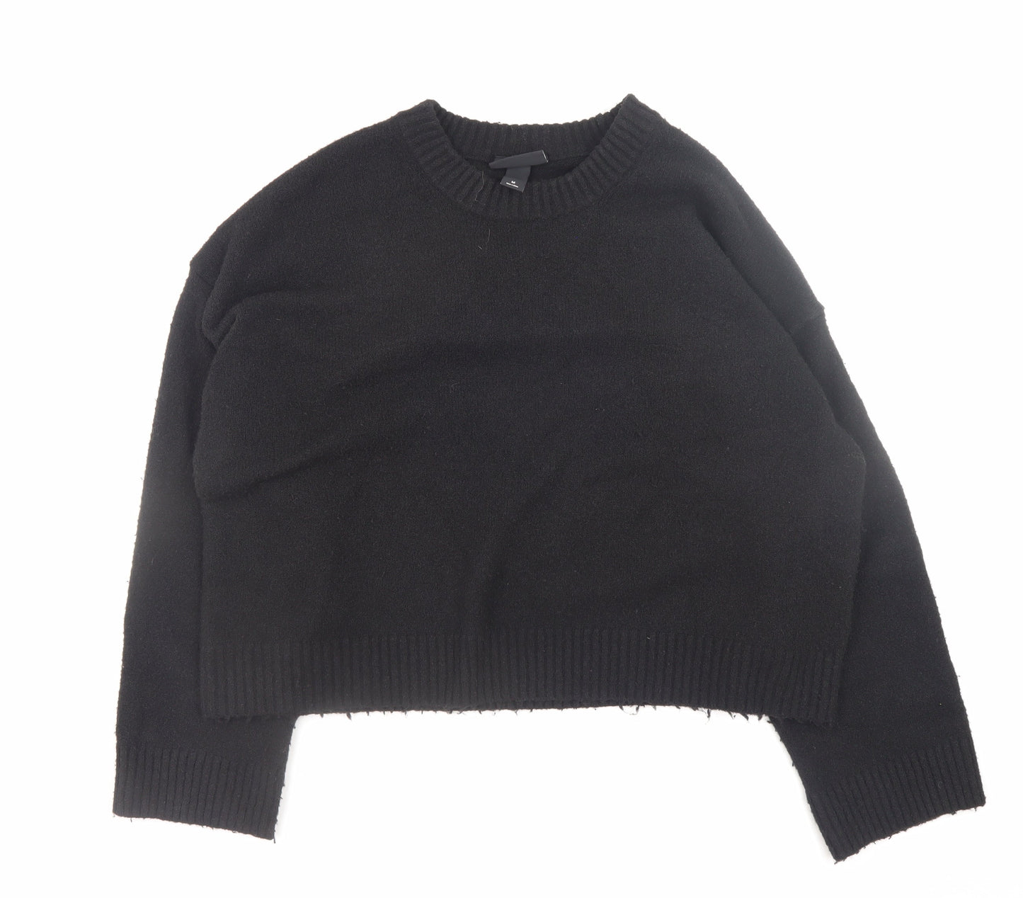 Womens UK Size M Monki Black Pullover Jumper