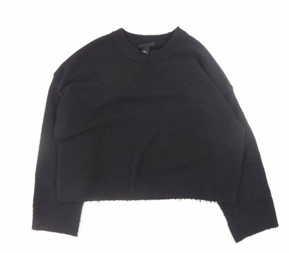 Womens UK Size M Monki Black Pullover Jumper