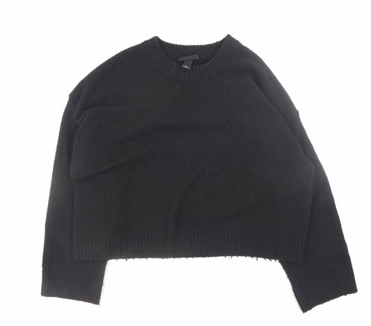 Womens UK Size M Monki Black Pullover Jumper