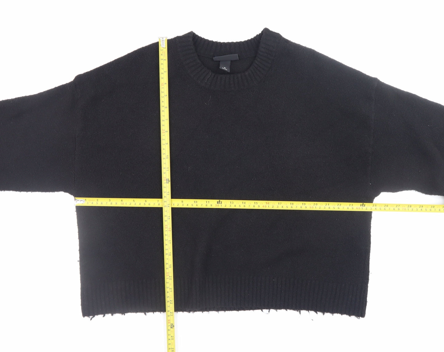 Womens UK Size M Monki Black Pullover Jumper