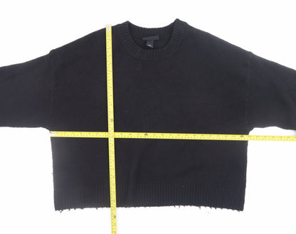 Womens UK Size M Monki Black Pullover Jumper