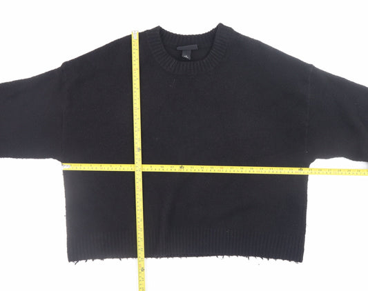 Womens UK Size M Monki Black Pullover Jumper