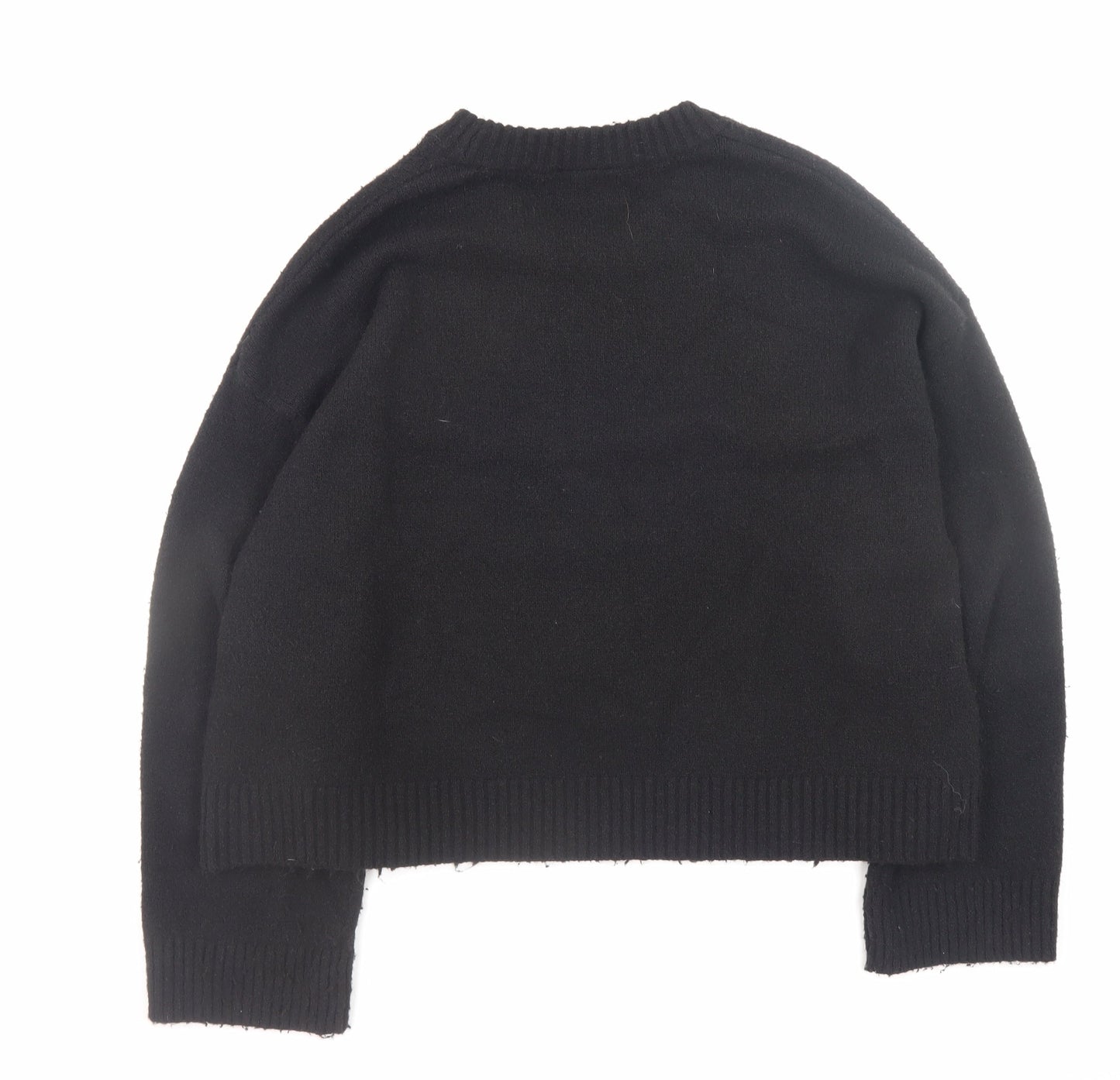 Womens UK Size M Monki Black Pullover Jumper