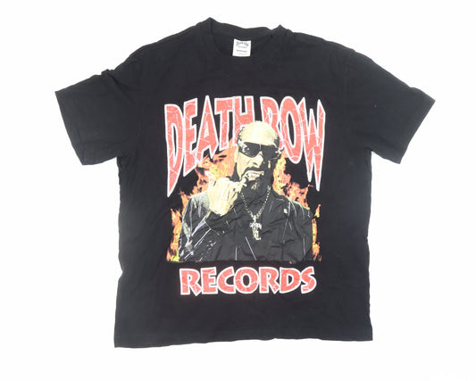 Mens UK Size L Bershka Black  T-Shirt