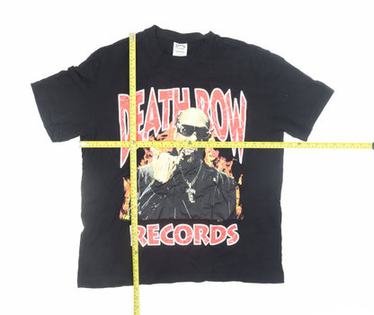 Mens UK Size L Bershka Black  T-Shirt