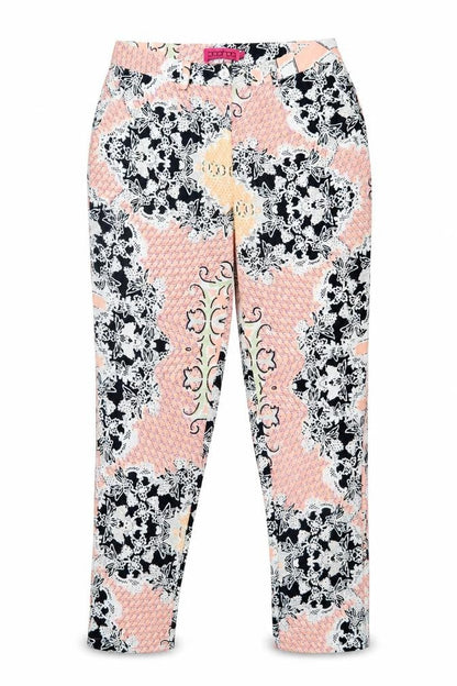 Womens UK Size 12 Boohoo Regular Fit CasualParty/Cocktail Multicoloured Trousers