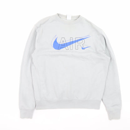 Mens UK Size S Nike Grey Pullover Sweatshirt
