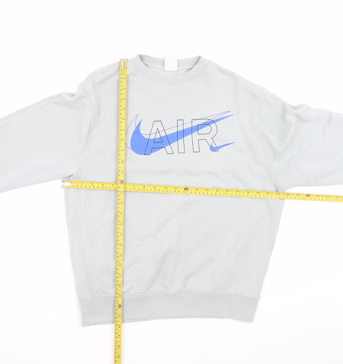 Mens UK Size S Nike Grey Pullover Sweatshirt