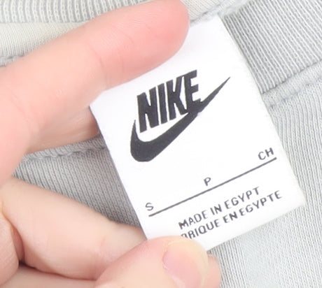 Mens UK Size S Nike Grey Pullover Sweatshirt