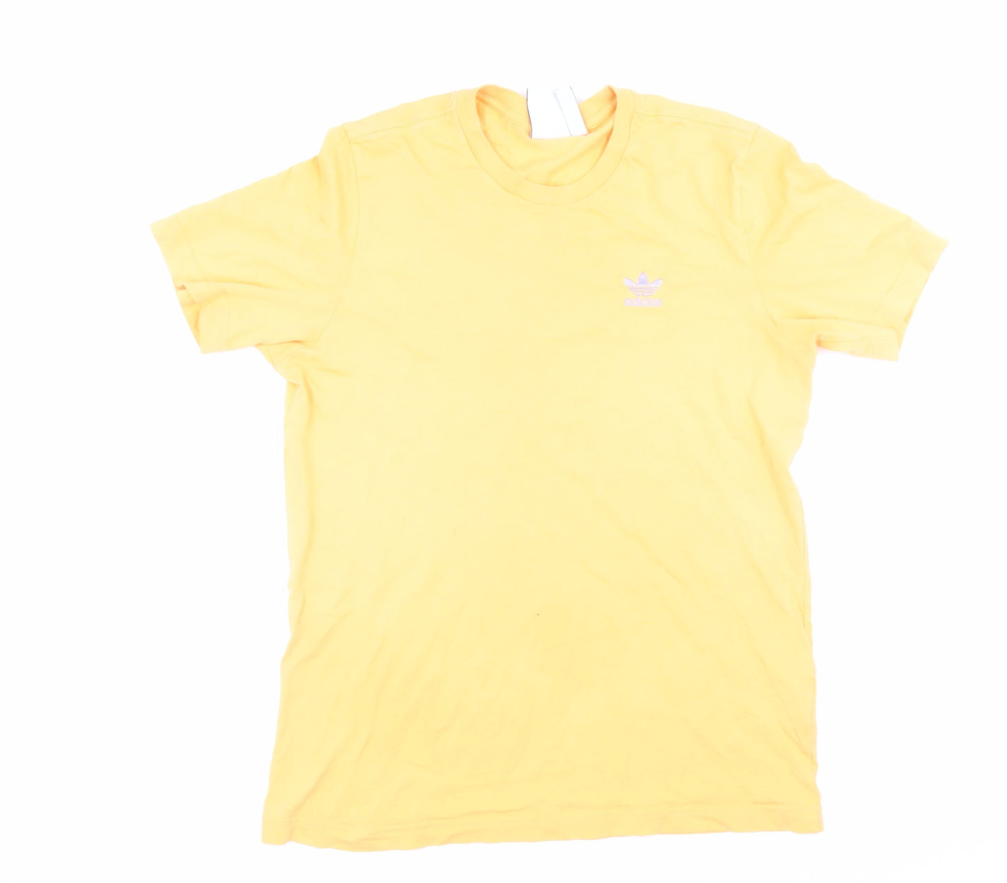 Mens UK Size S adidas Yellow  T-Shirt