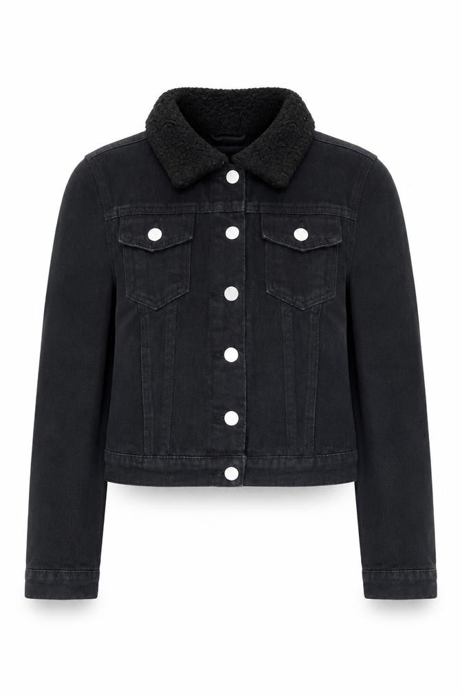 Womens UK Size 6 PRETTYLITTLETHING Black Basic Jacket