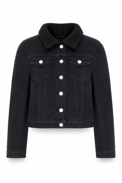 Womens UK Size 6 PRETTYLITTLETHING Black Basic Jacket