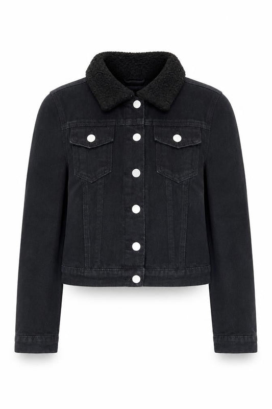 Womens UK Size 6 PRETTYLITTLETHING Black Basic Jacket