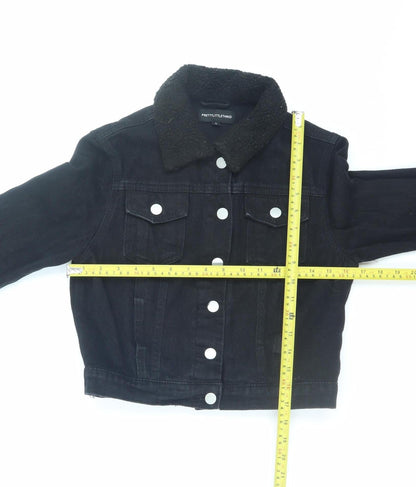 Womens UK Size 6 PRETTYLITTLETHING Black Basic Jacket