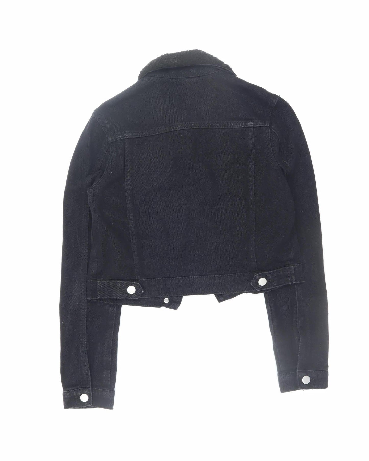 Womens UK Size 6 PRETTYLITTLETHING Black Basic Jacket