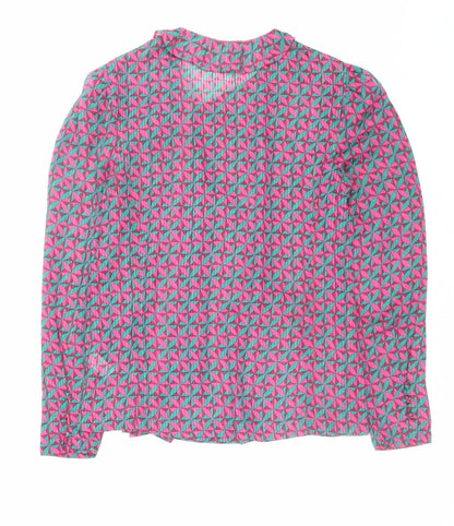 Womens UK Size 8 Savida Pink Wrap Blouse