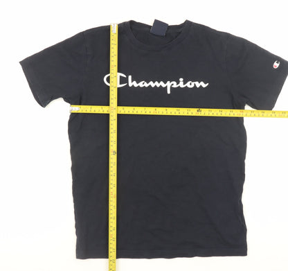 Teens UK Size L Champion Black  T-Shirt