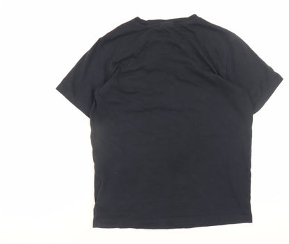 Teens UK Size L Champion Black  T-Shirt