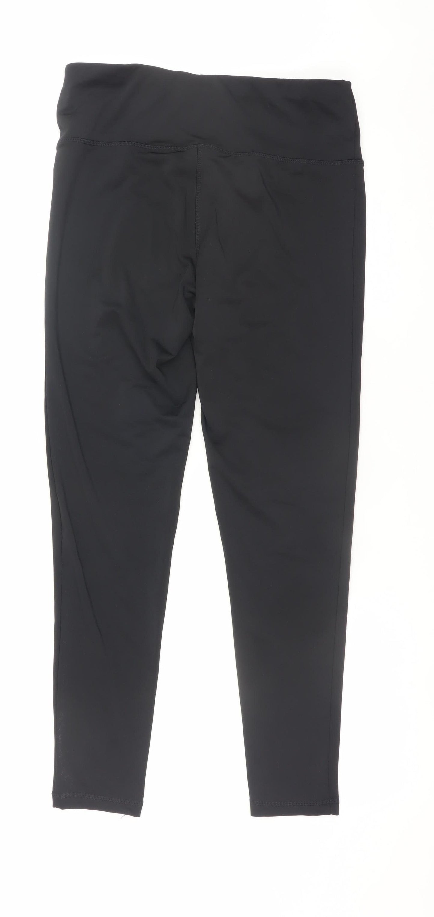 Womens UK Size 12-14 Crivit  Ankle Black Leggings