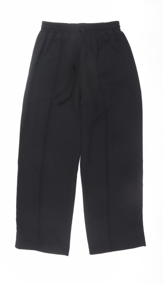 Primark Women’s Black Relaxed Fit Drawstring Trousers Size S
