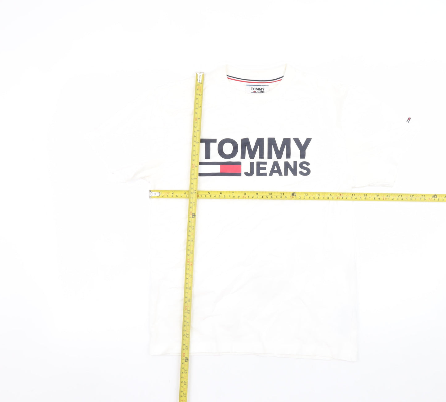 Mens UK Size XS Tommy Jeans White  T-Shirt
