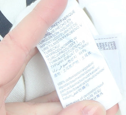 Mens UK Size XS Tommy Jeans White  T-Shirt