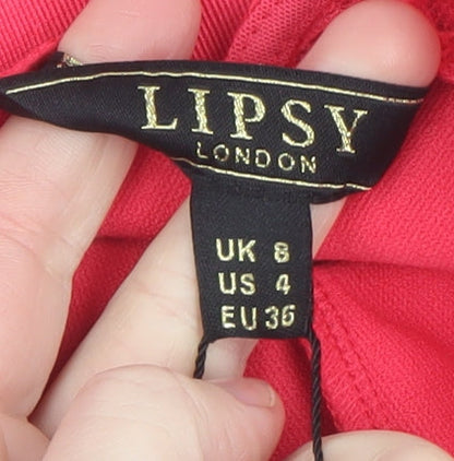 Womens UK Size 8 Lipsy Bodycon Dress