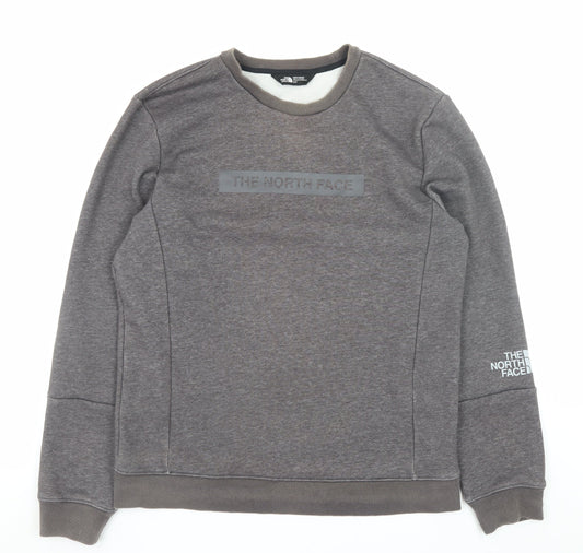 Mens UK Size M The North Face Grey Pullover Sweatshirt