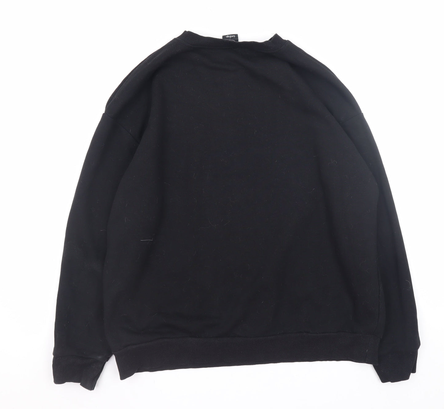 Womens UK Size L Disney at George Black Pullover Sweatshirt
