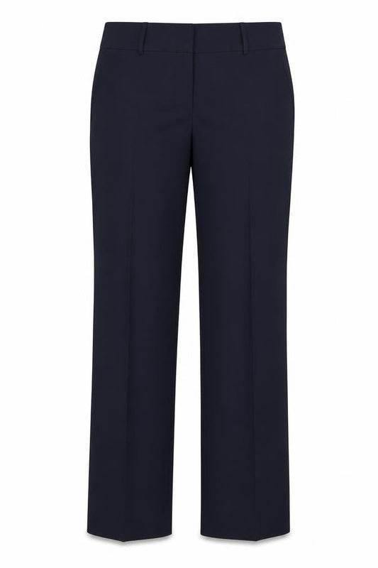 Womens UK Size 6 Ann Taylor Slim Fit Dress Pants Blue Trousers
