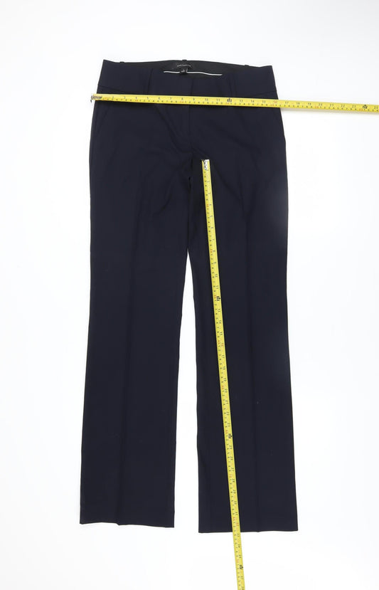 Womens UK Size 6 Ann Taylor Slim Fit Dress Pants Blue Trousers