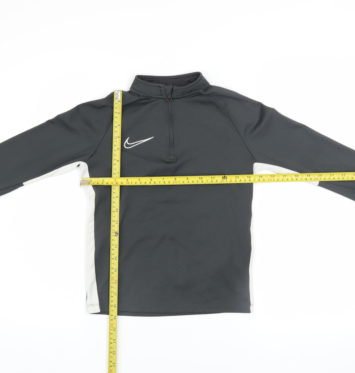 Nike Boys Black Dri-FIT XS 1/4 Zip Pullover Sweatshirt