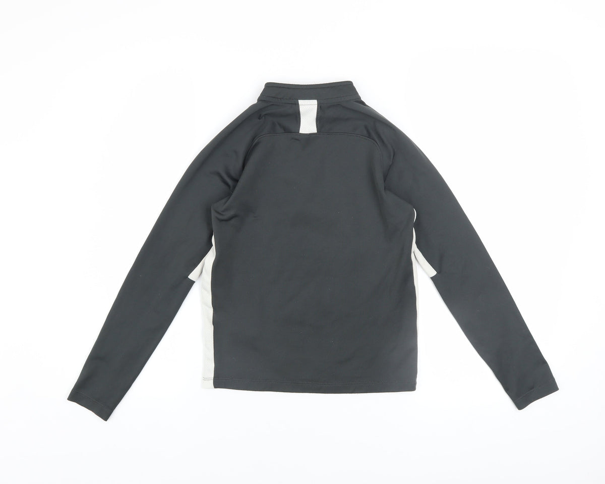 Nike Boys Black Dri-FIT XS 1/4 Zip Pullover Sweatshirt