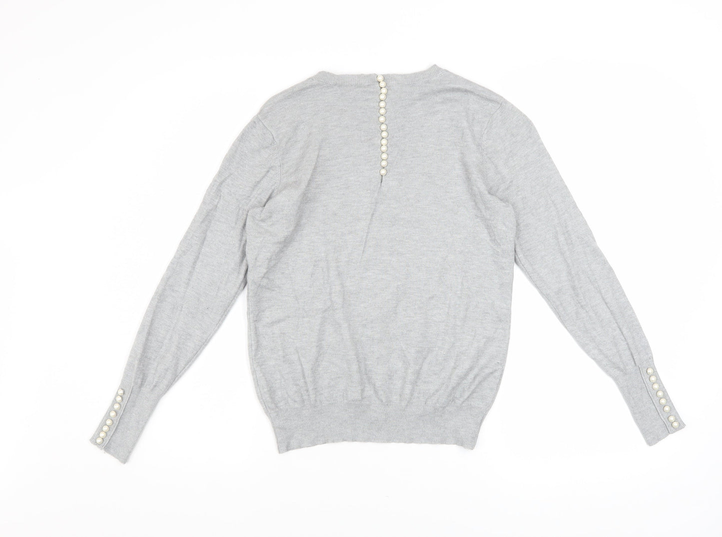 Womens UK Size 12 Savida Grey Pullover Jumper